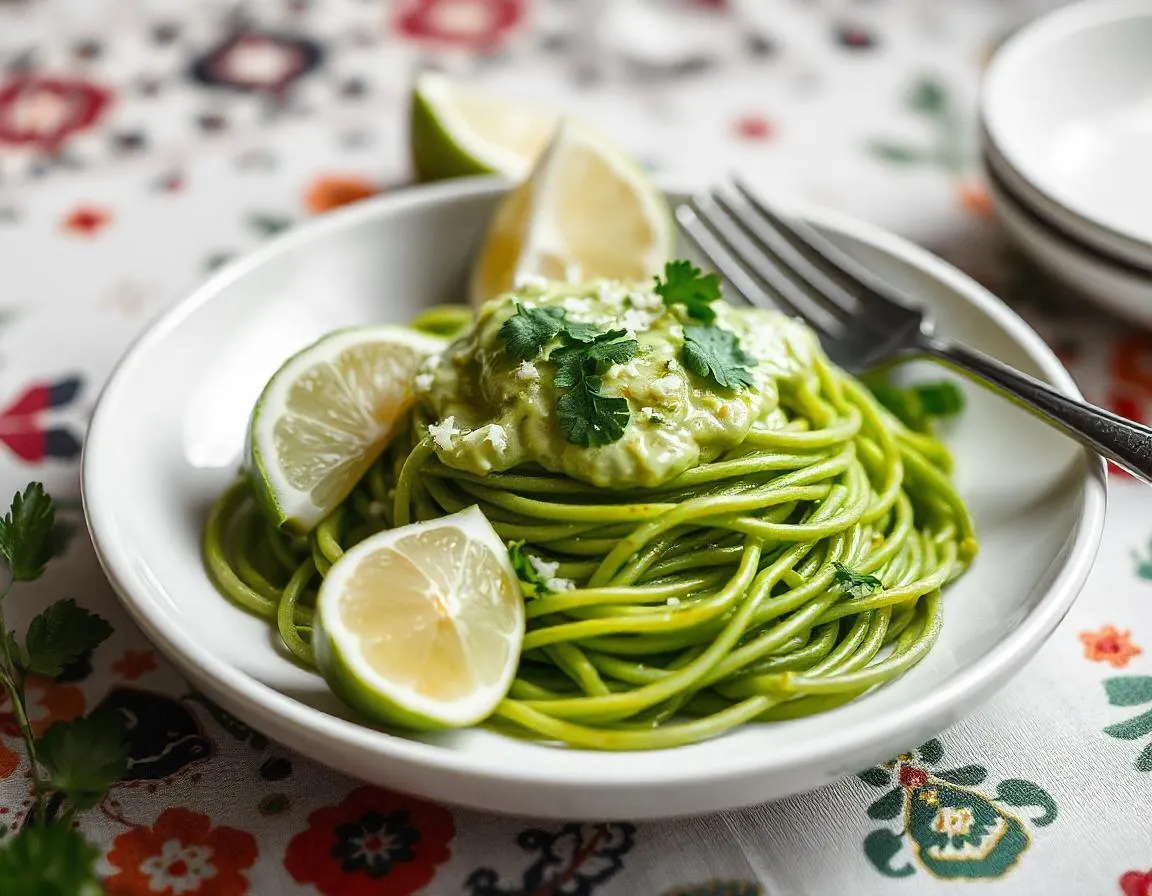Green Spaghetti A Vibrant Twist to Your Pasta Night